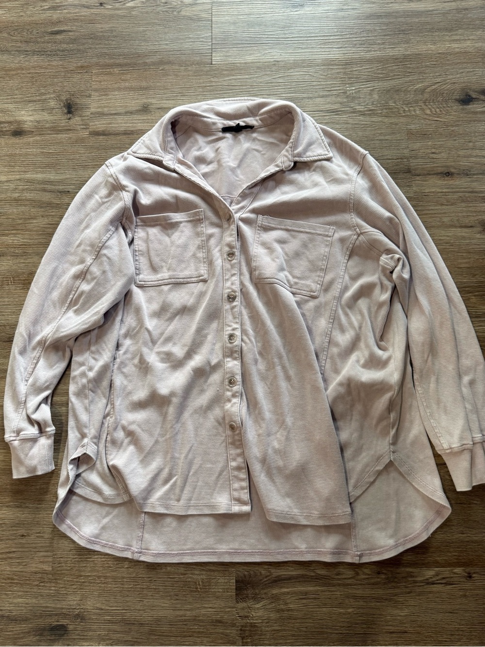 Jane and Delancey Light Blush Button-Down Shirt